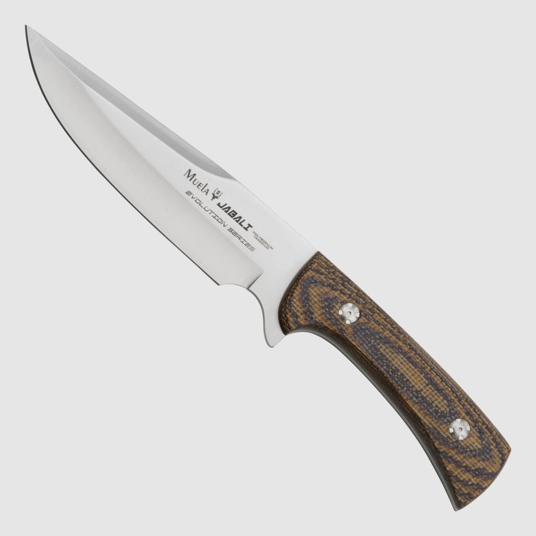 Muela Jabali Micarta Mustard groes Jagdmesser