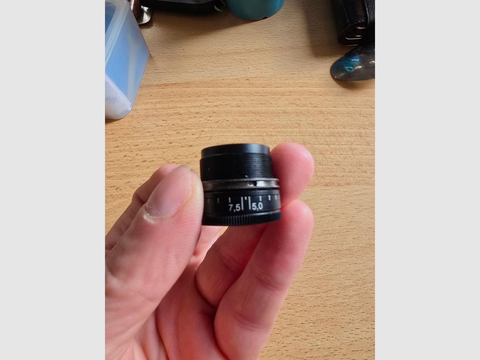 Gehman freistehendes Iris-Ringkorn Glas M22