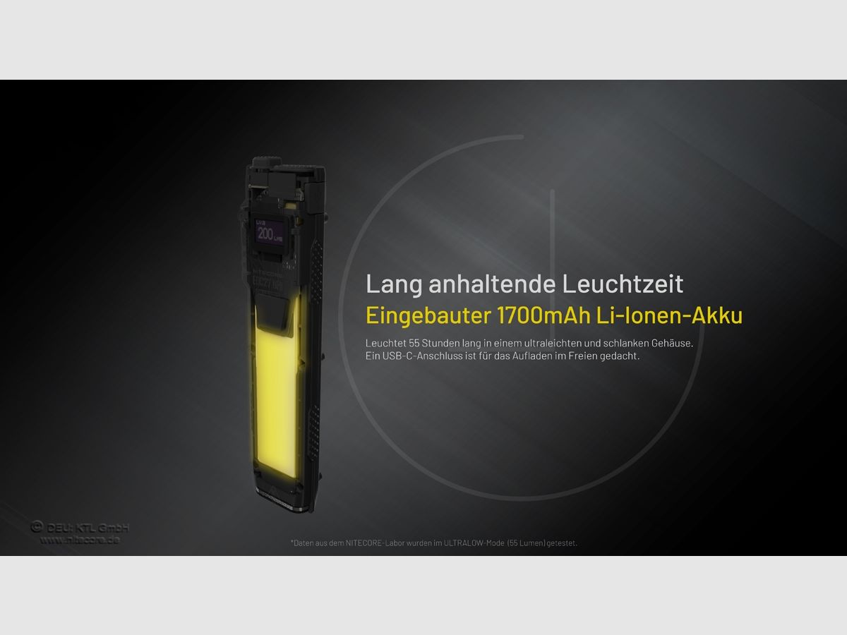 Nitecore EDC27 UHi - 3100 lumen, immagine 10 di 12