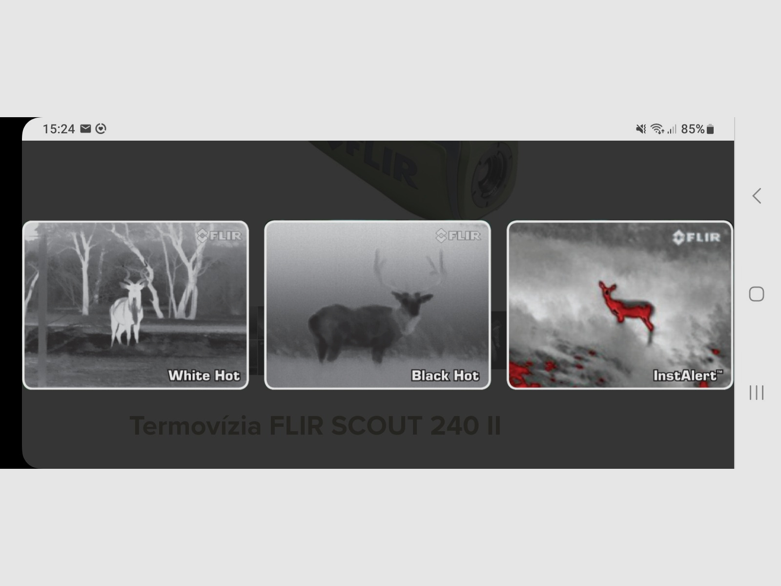 Wärmebildkamera FLIR SCOUT II 240 / 9Hz