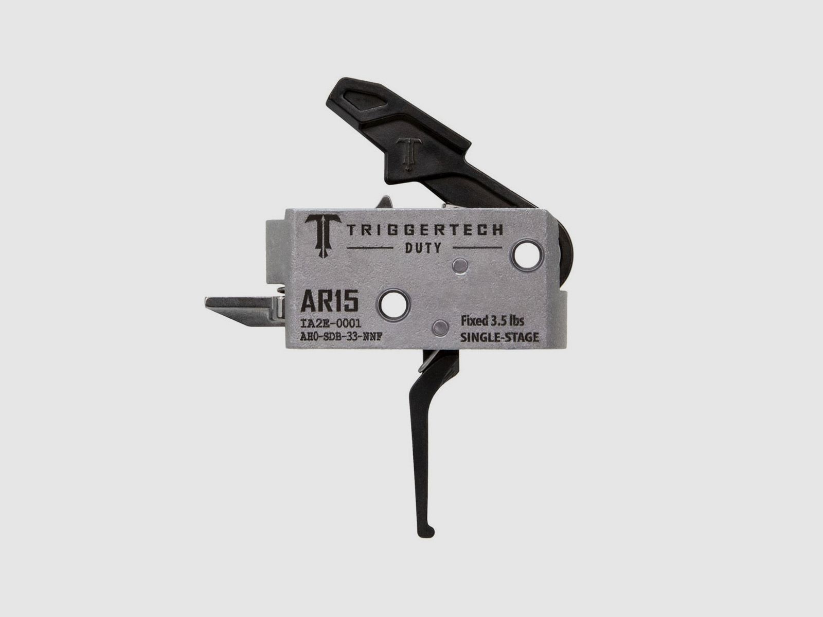 Duty Single Stage 3,5lbs gerade schwarz AR15