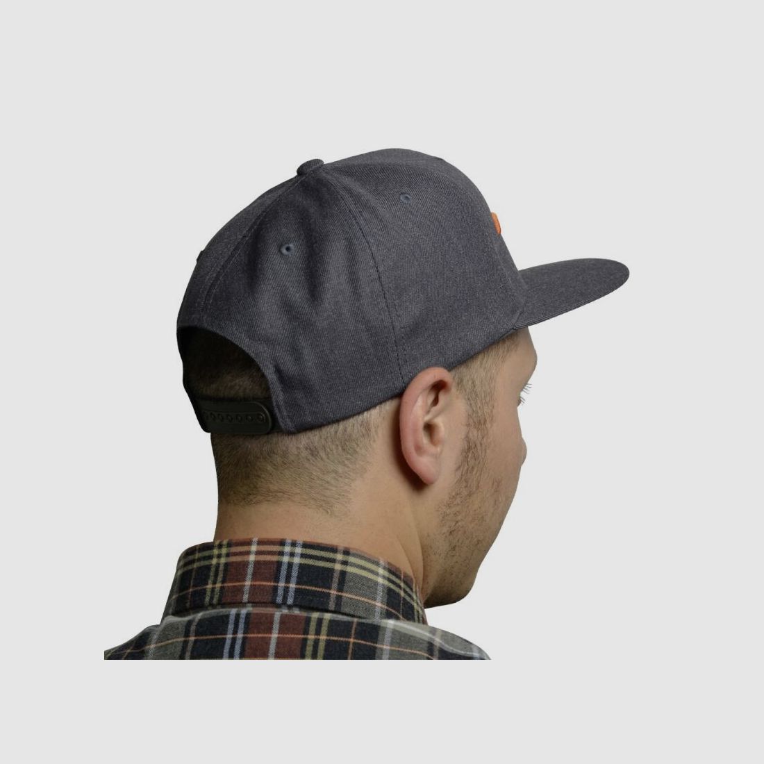 Blaser Kappe Classic Snapback grau/orange