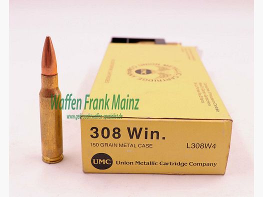 Union Metallic Company, USA Geweerpatronen .308Win Match