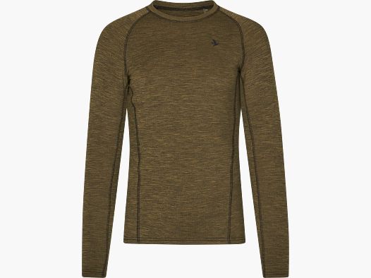 Seeland Spitzen-Aia T-Shirt Dames Military Olive Melange XL