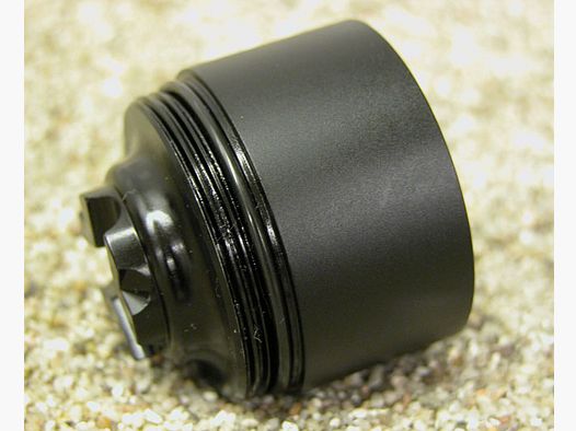 Lamella di ricambio VESPULA "REGOLARE" ALU NERA, cal. 223Rem fino a 338 Lapua, utilizzabile anche per i silenziatori VESPULA "F" fino a 5,5 mm, fino a cal. 308 Win/30-06