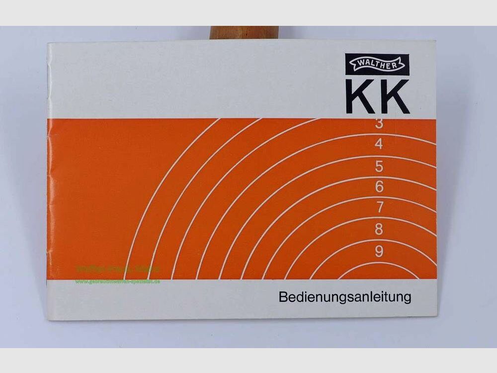 Walther - Ulm Bedienungsanleitung, Original Mod. KK