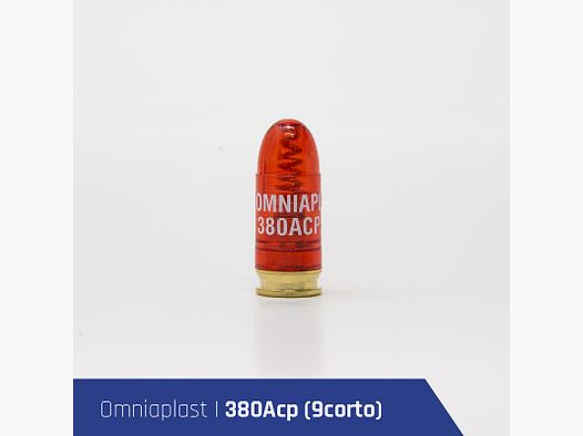 Omniaplast cartouche à blanc .380 ACP (9 Court)