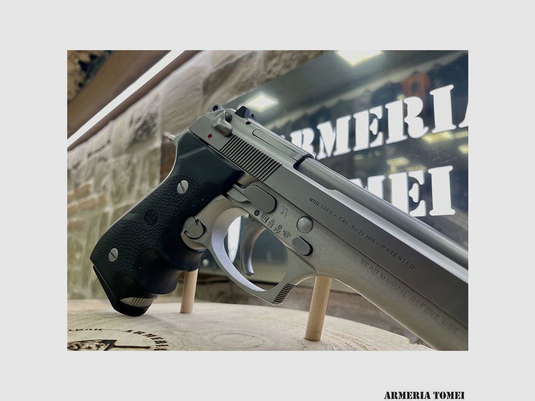 USATO – PISTOLA – BERETTA 98FS INOX cal. 9×21, immagine 4 di 5