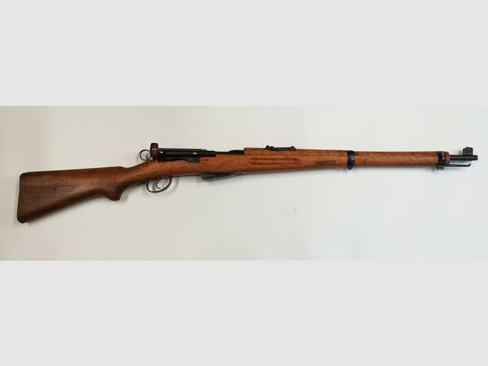 Fabryka broni Bern karabina powtarzalna Fabryka broni Bern Szwajcarski K11 Kaliber 7,5x55 Szwajcarski kompletny z dopasowanymi numerami + prywatny