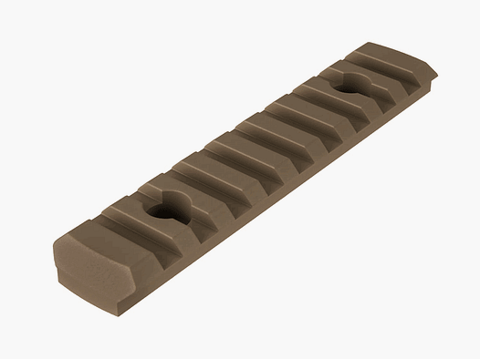 rail aluminium M-LOK 9 slots TAN
