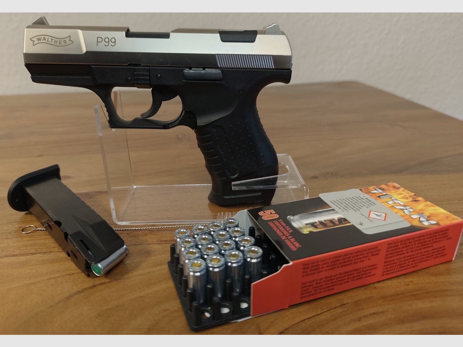 Wather P 99 Nickel kal. 9mm PTB 762 w stanie nowym