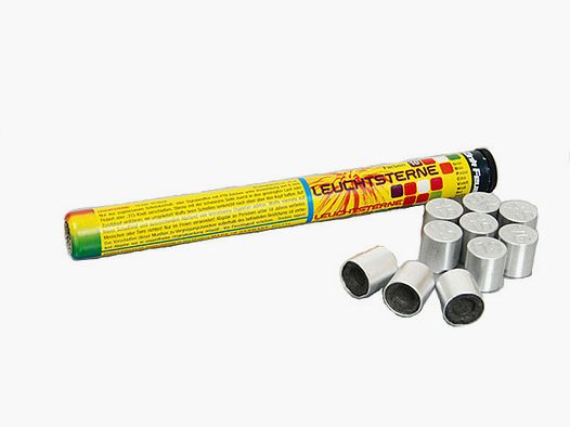 Zink 15mm Signalsterne - 10 Farben  10er Rolle