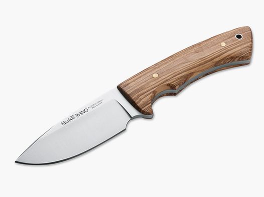 MUELA RHINO OLIVE Messer mit Lederscheide Skinner