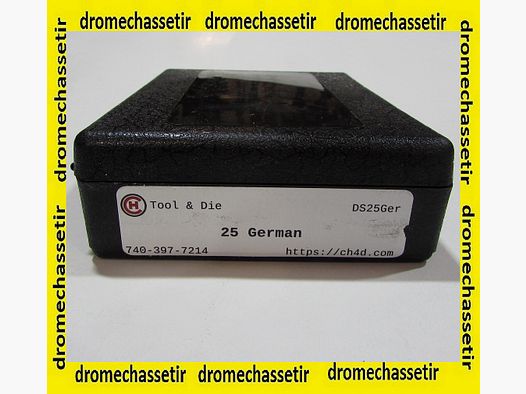 Jeux d&rsquo;outils CH4D rechargement en calibre 25 german