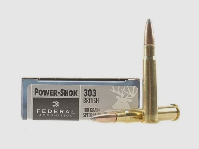 Federal Power-Shok .303 British 180GR JSP 20 cartouches