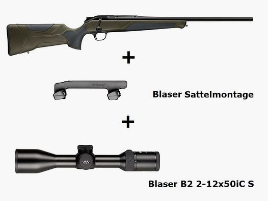 Blaser R8 Professional 2.0 (dark olive) + ... / Komplettpaket