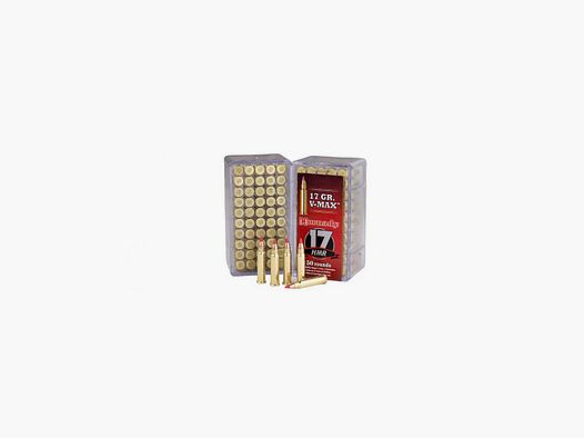 MUNITION HORNADY CAL 17 HMR 17 V-MAX
