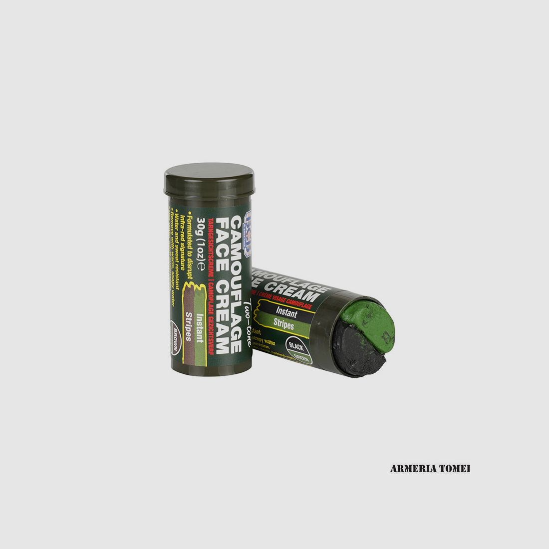 BCB – TRUCCO – CAMO STIK 2 FARBE BRAUN/GRÜN