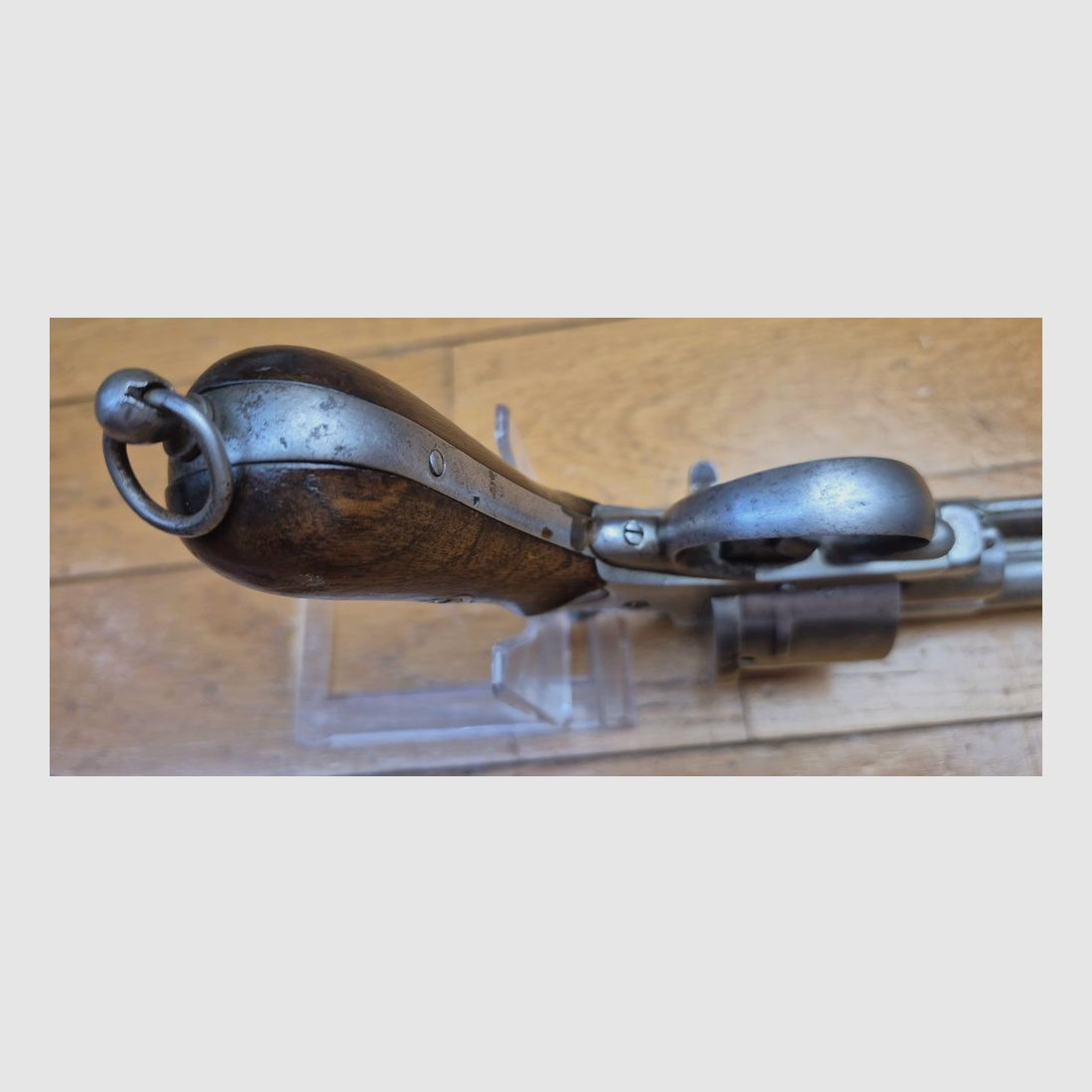 Schöner Revolver Typ Lefaucheux — Belgische Qualitätsfertigung — Kal. 12 mm broche — Großes Modell — Monomatrikulation — Marineanker — Sehr gute Mechanik und exzellenter Lauf – Sehr gutes Stück in TBE/TBE+, Bild 10 von 27