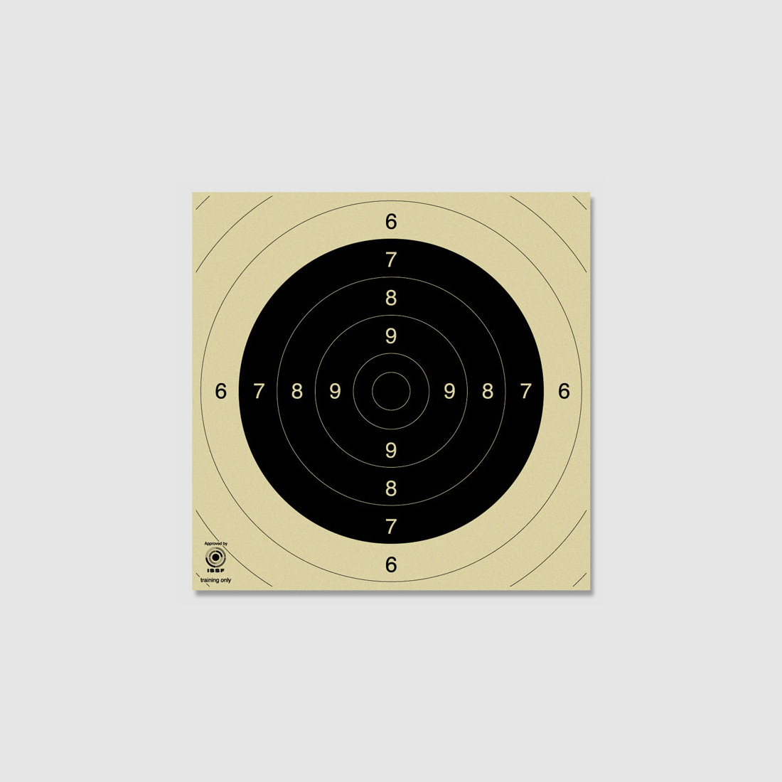 250 x Einsteckspiegel BDS Scheibe Nr. 5. Pistole 25/50 m. ISSF. KK 100 m. DSU UIT Präzision 26x26cm