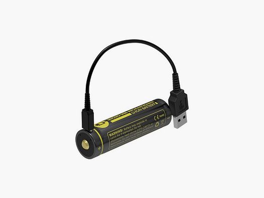 BATTERIA / ACCU RICARICABILE 18650 2600mAh TRAMITE USB