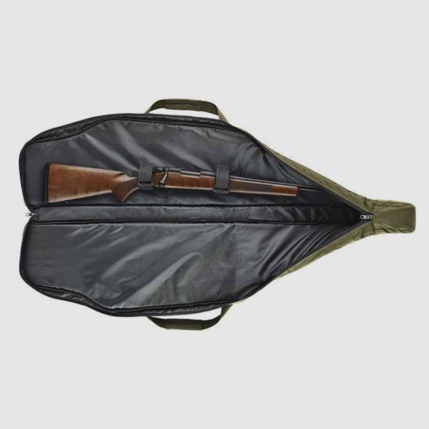 Housse Bergara pour armes longues verte dimensions 108x15,6x30 cm
