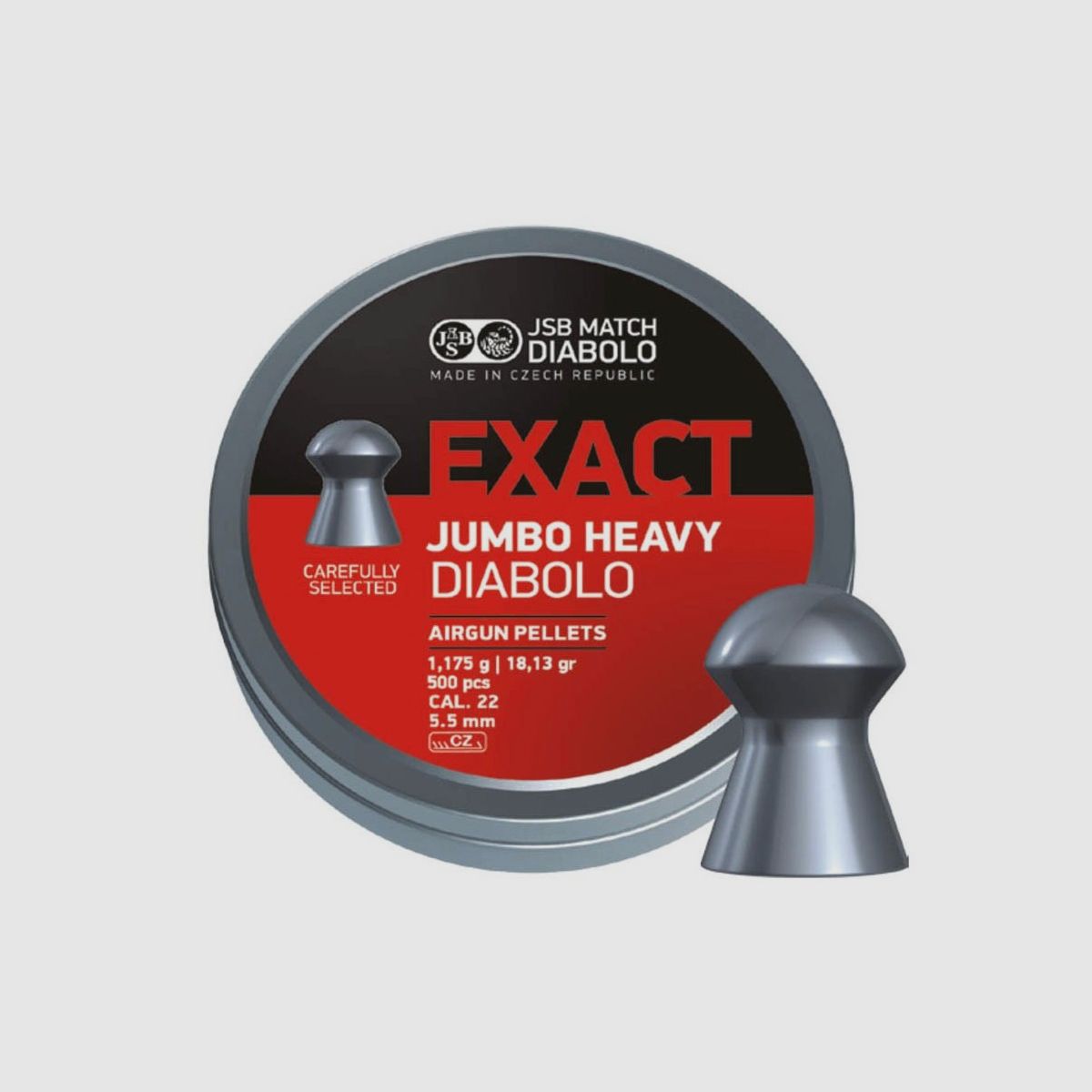 JSB JUMBO EXACT HEAVY 5,52MM 1,175GR 500STK