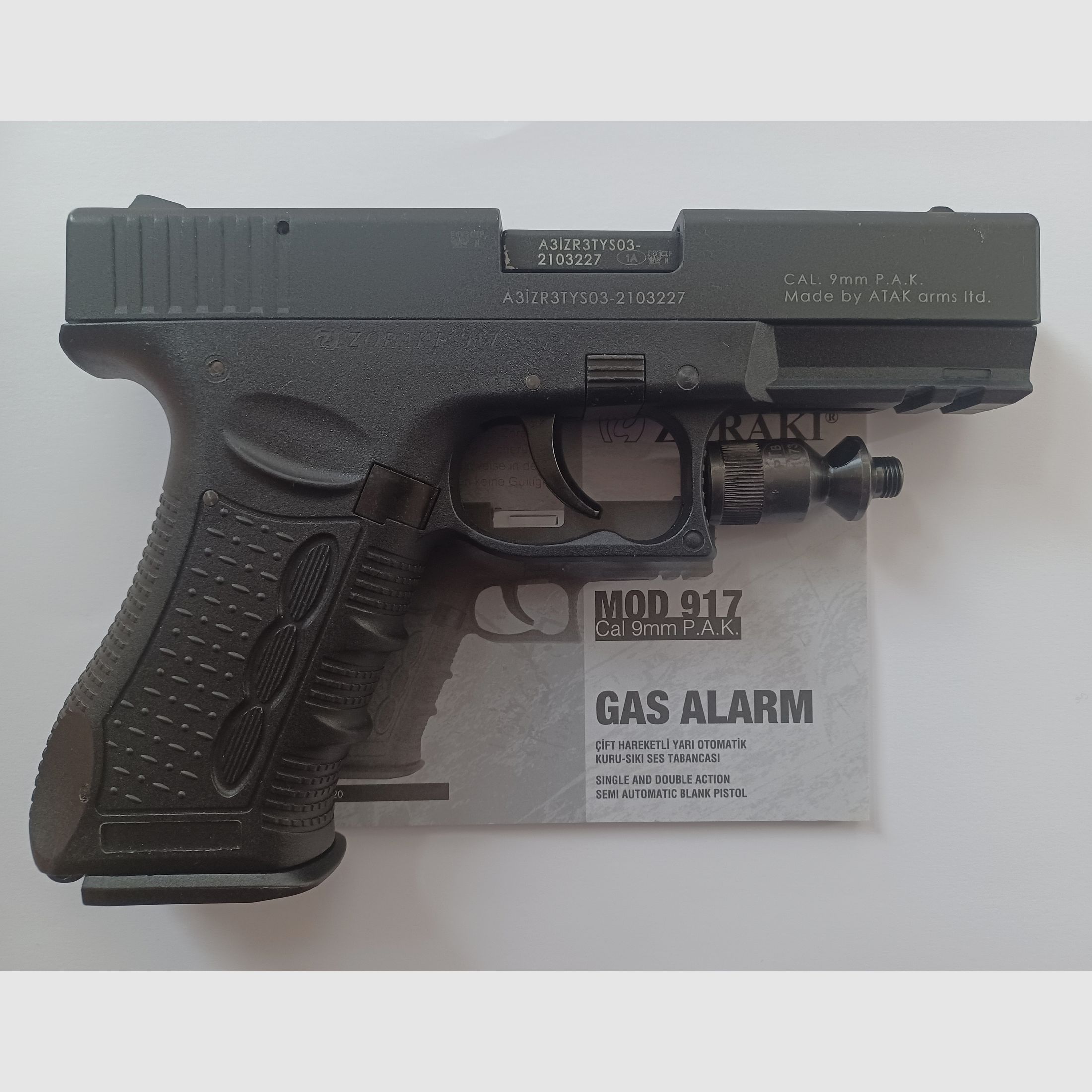 Zoraki 917 schwarz cal. 9mm P.A.K.
