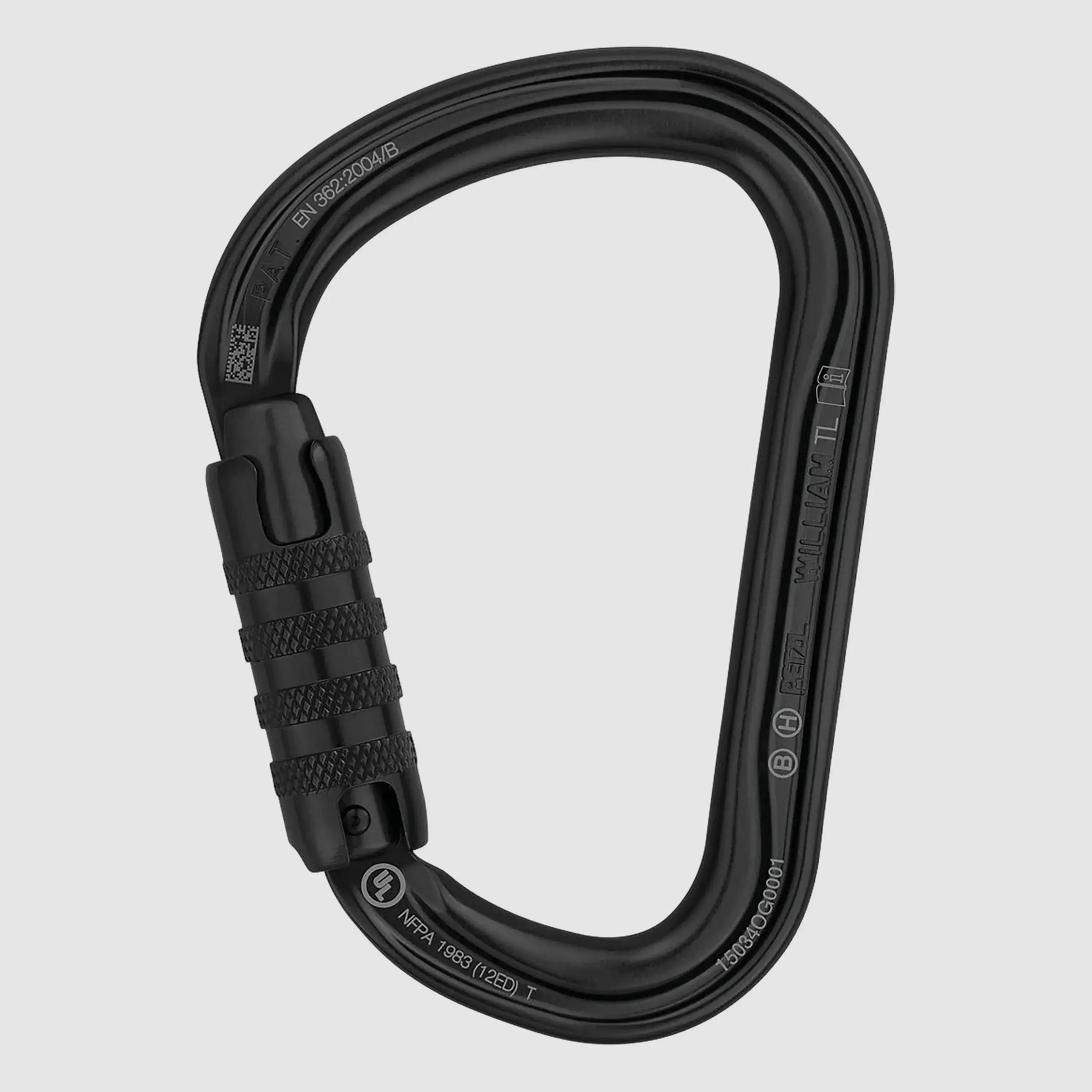 Petzl Petzl Moschettone William Triact Lock nero