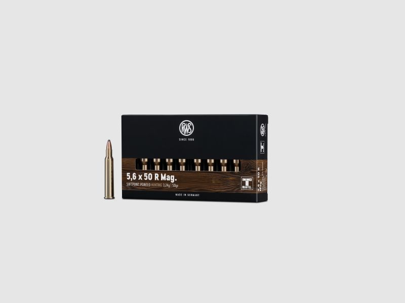 RWS 5,6x50R Magnum 3,24g 50grs