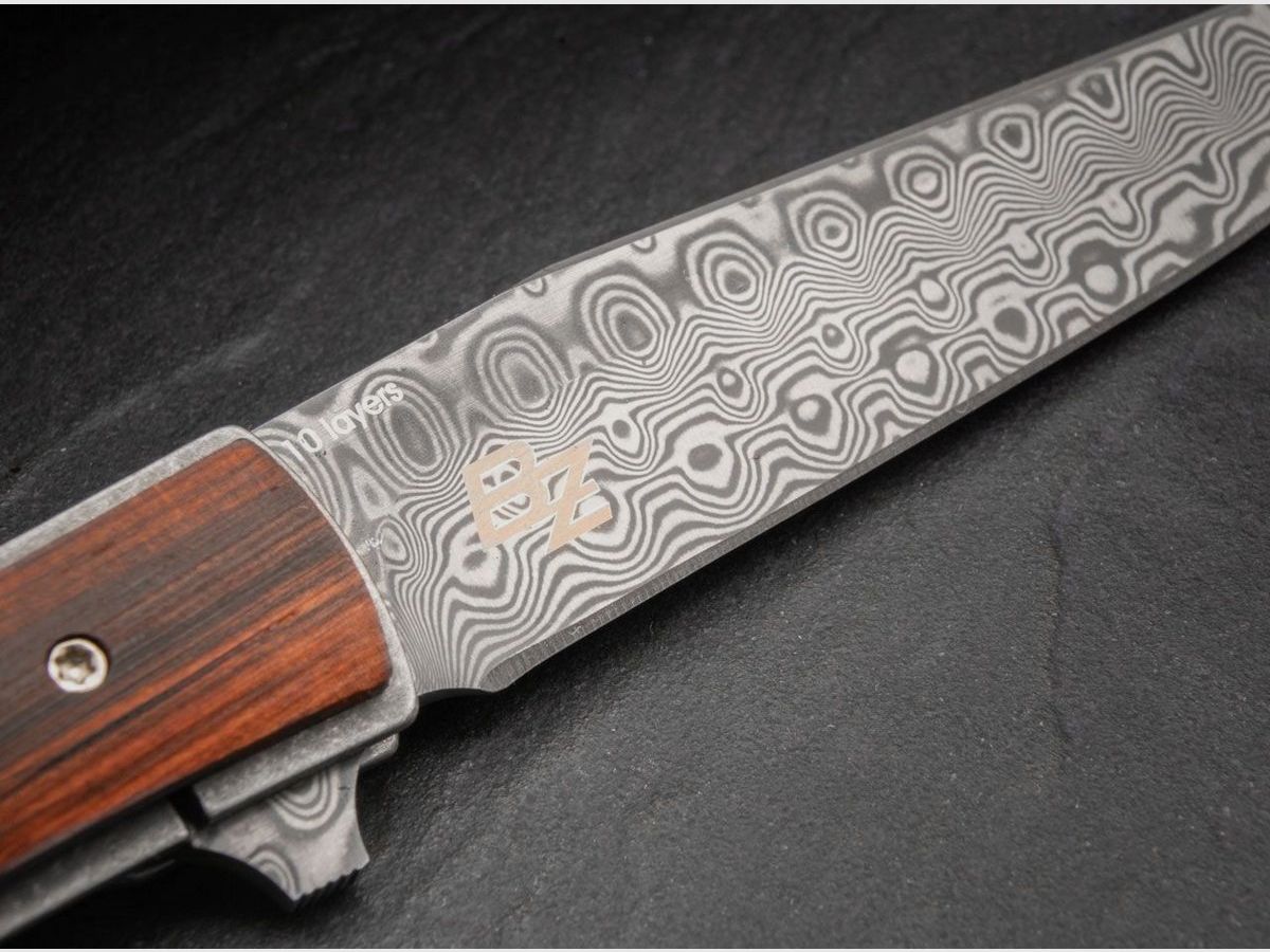 Böker Plus Urban Trapper Cocobolo Damast couteau de poche, Bild 10 von 14