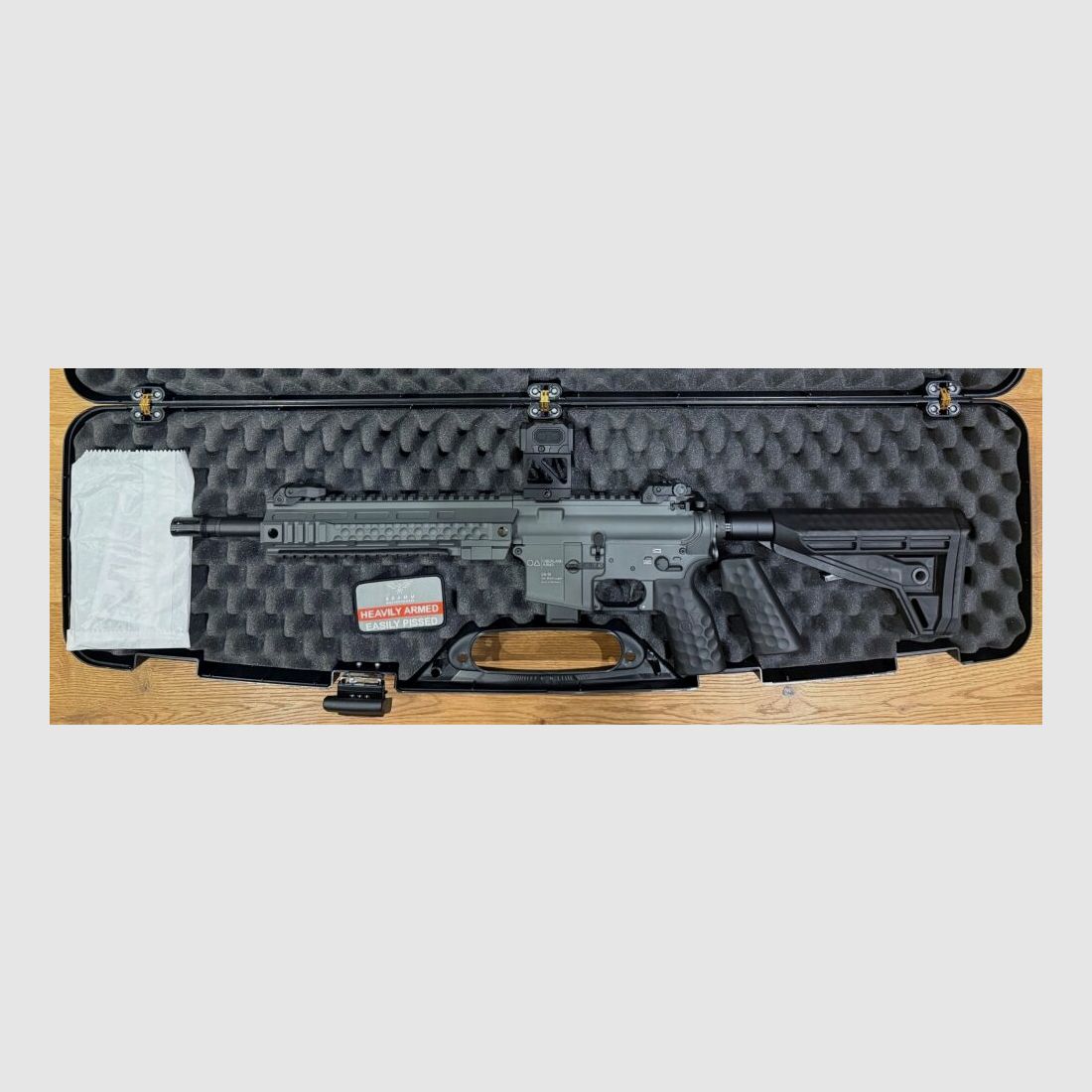 Oberland Arms OA-15 PR M9 SHORT, 12" in battleship grey