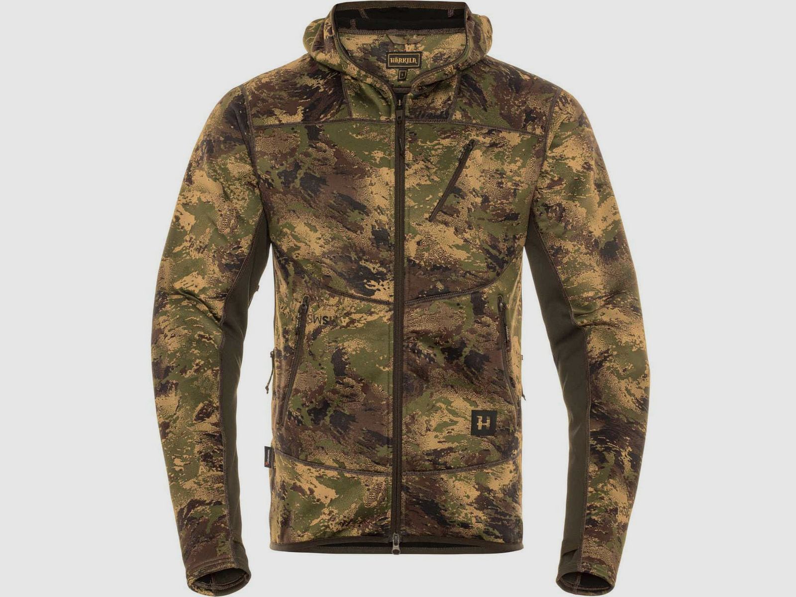 Härkila Fleece Hoodie Deer Stalker Camo Axis MSP Forest Green