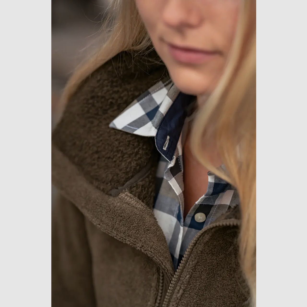 Blaser Light Flanellbluse Melissa