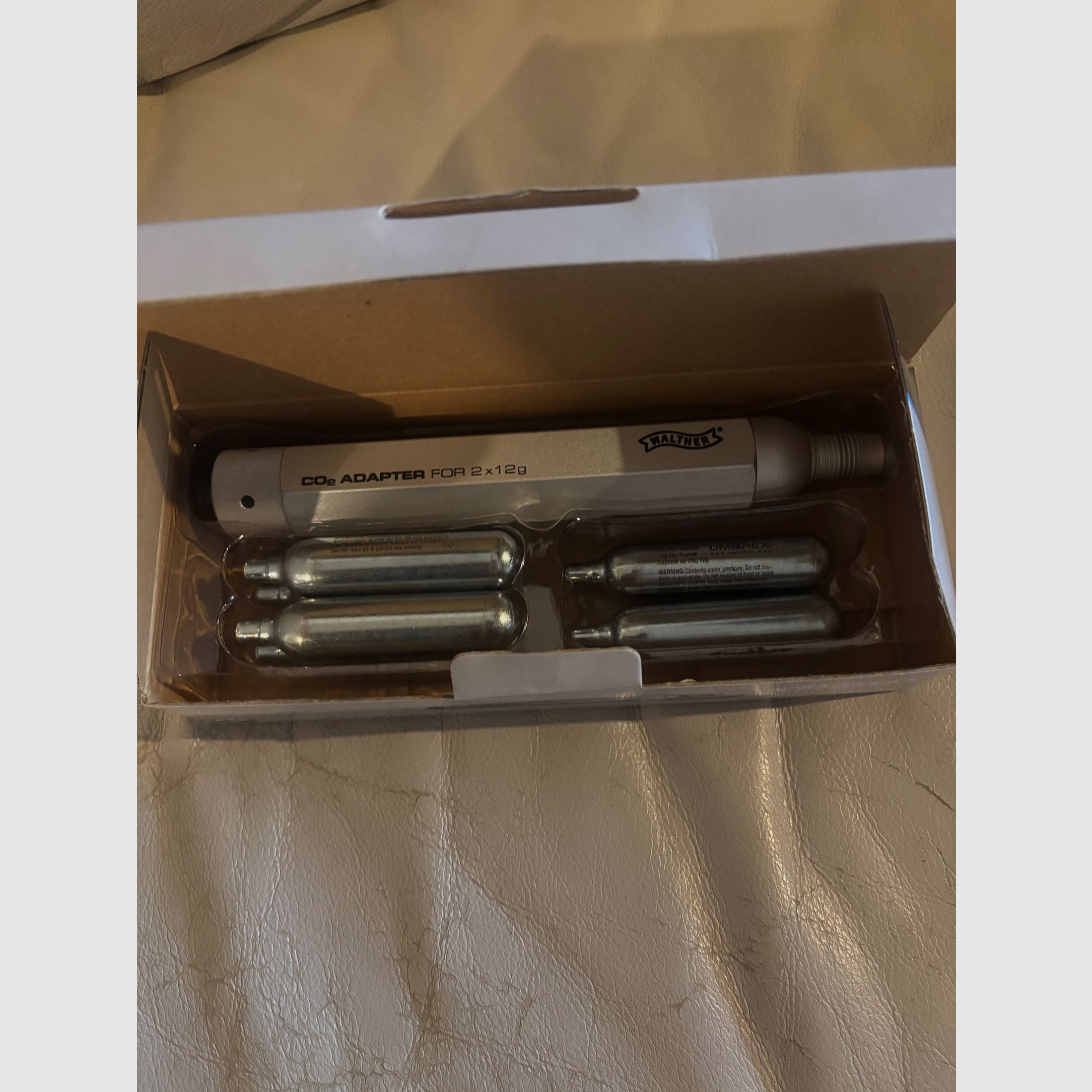 Walther Co2 Adapter für 2x 12g Kapseln 