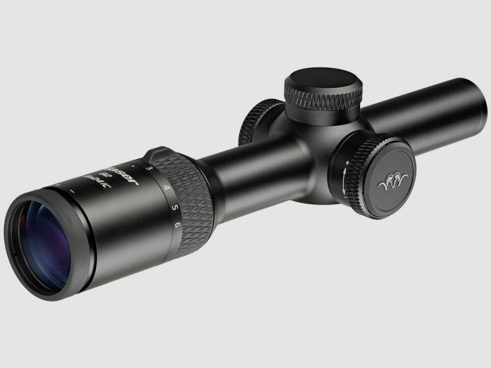 Blaser B2 1-6x24 iC riflescope - Driven hunt scope with rail