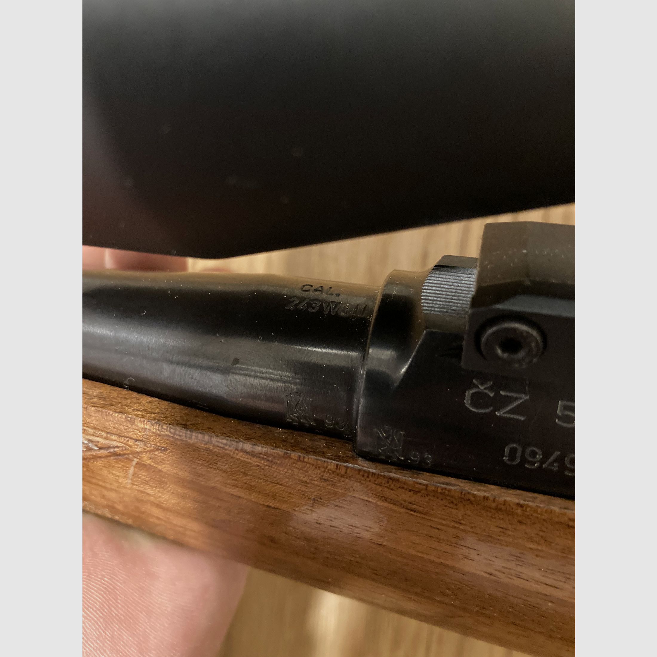 Cz 537 caliber 243Win roe deer rifle