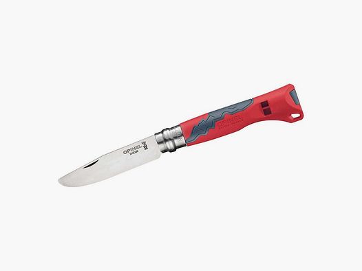 Opinel Opinel Gr. 7 Junior red with whistle folding knife