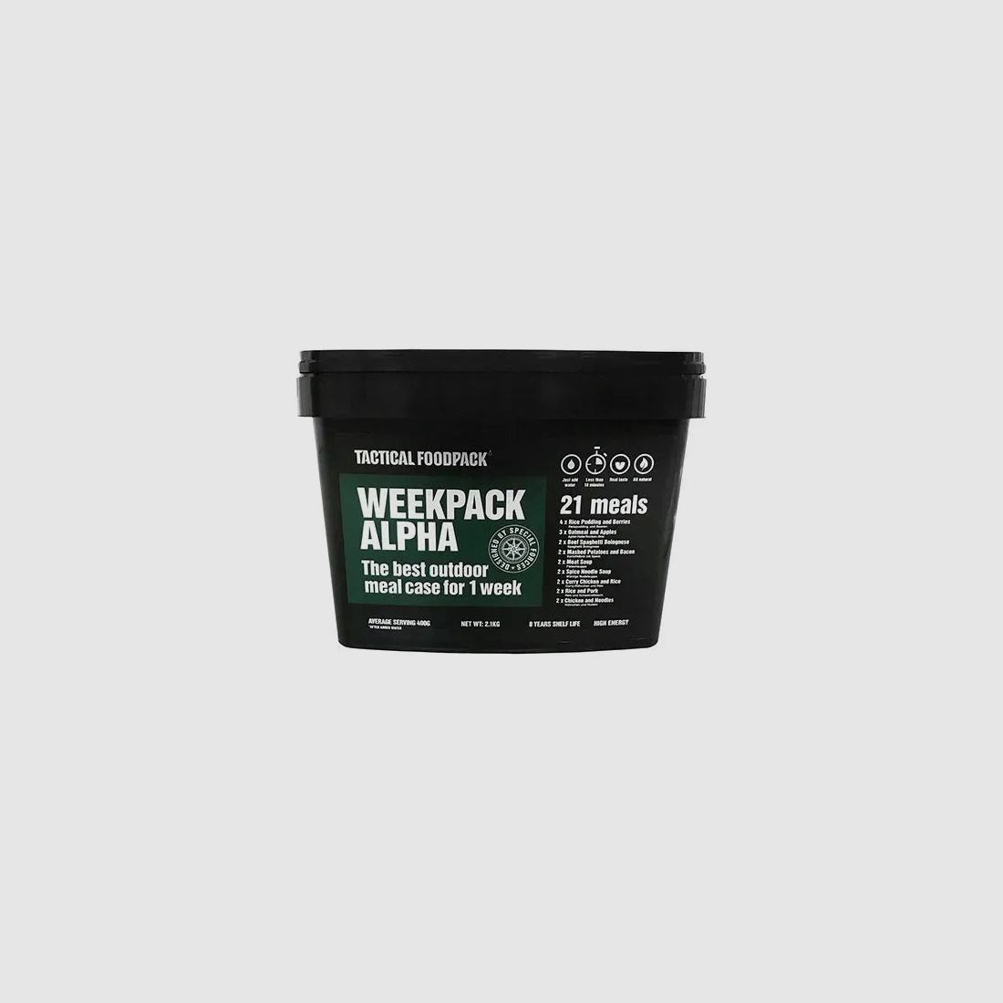 Tactical Foodpack Tactical Foodpack Wochenration Weekpack Alpha