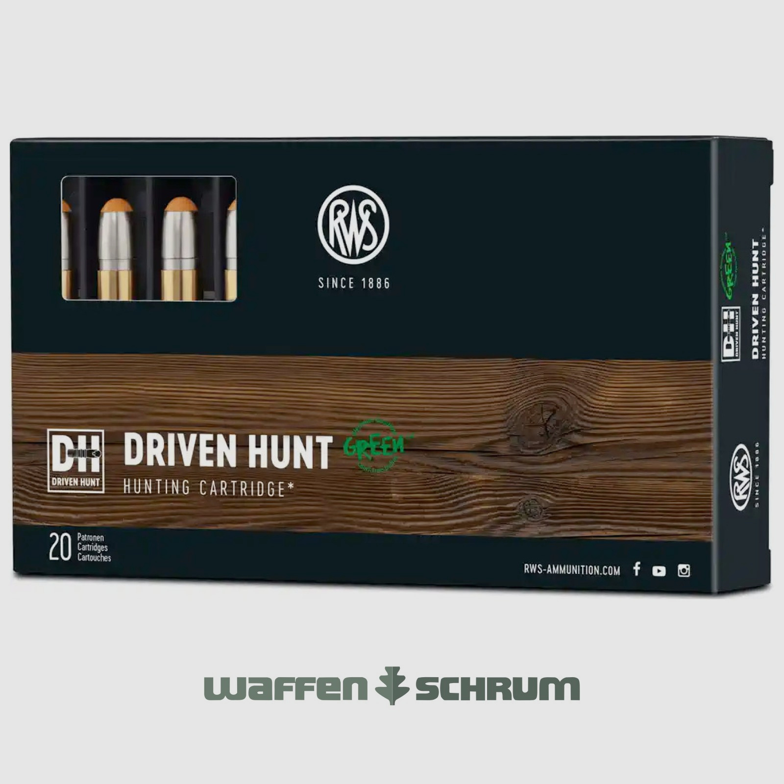 RWS Driven Hunt 10.7g - 165gr .308Win