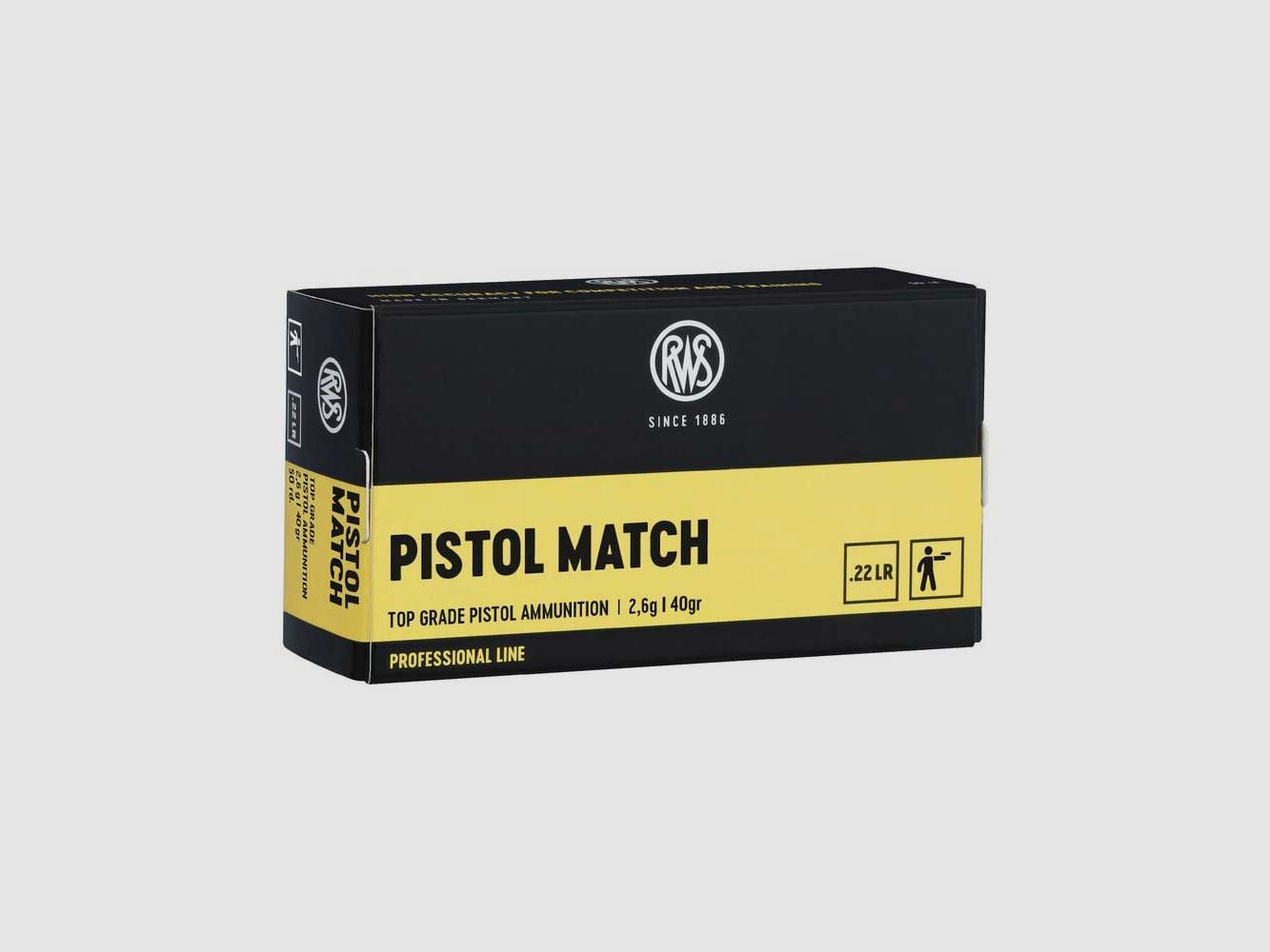 RWS .22 PISTOL MATCH 2,6g / 40gr