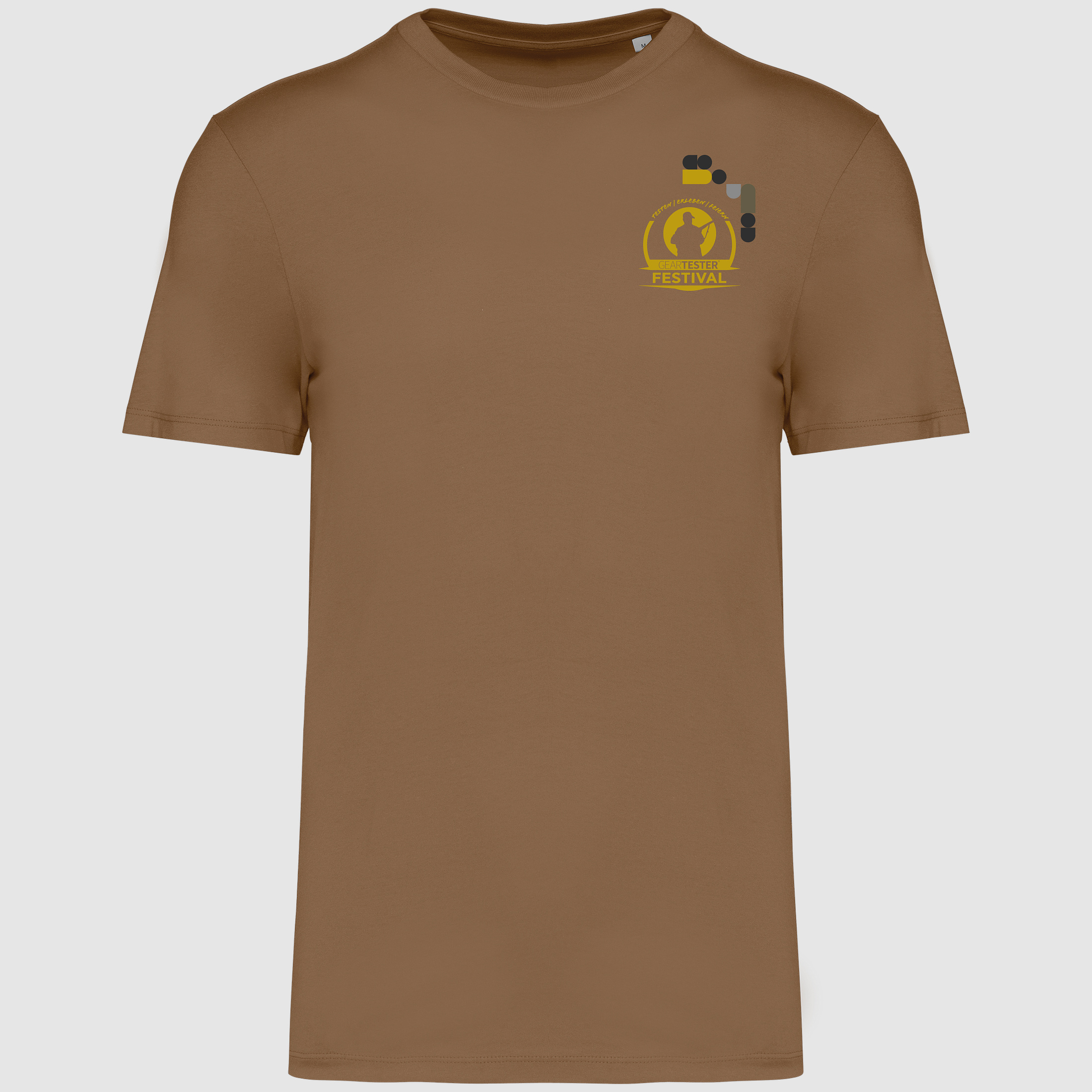 Geartester Festival Bio T-Shirt, piccolo logo