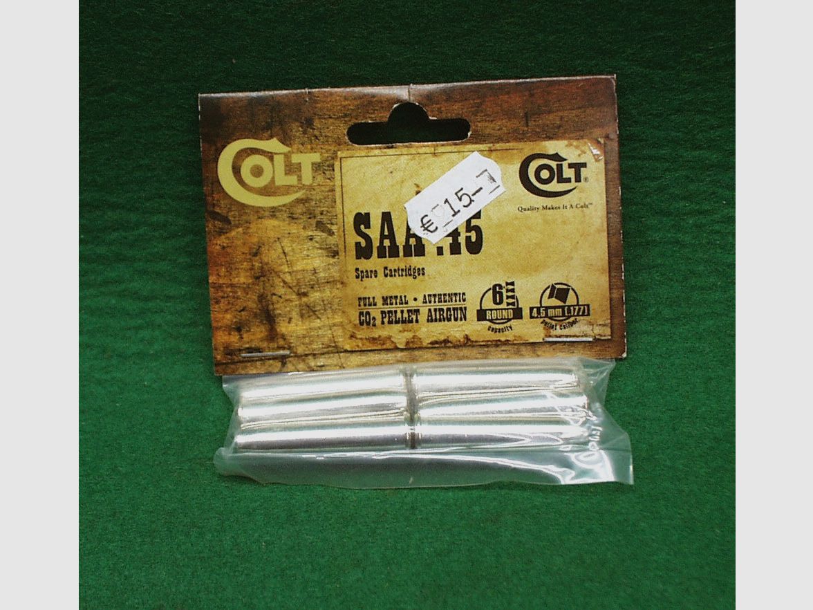 Umarex Colt SAA .45 Co2 Pellet Wiatrówka Wymienne Łuski