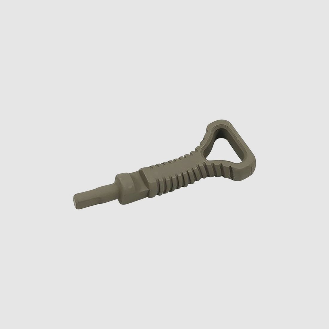 KINETIC DEVELOPMENT GROUP FN HANDLE KINETIC DEVELOPMENT GROUP SCAR AMBIDEXTROUS CHARGING HANDLE, FDE, image 1 of 2