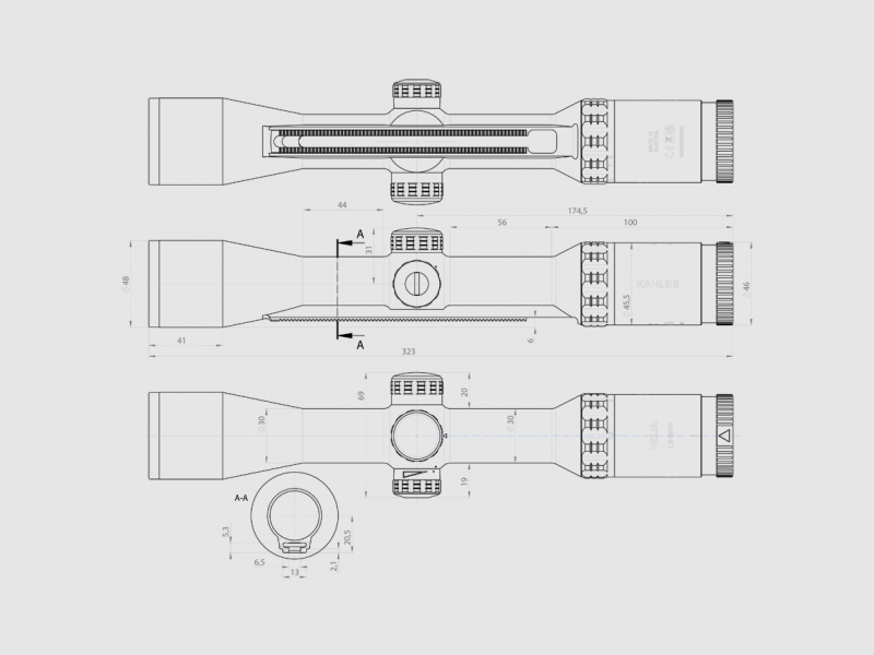 Kahles Helia 1.6-8x42i riflescope, image 7 of 12