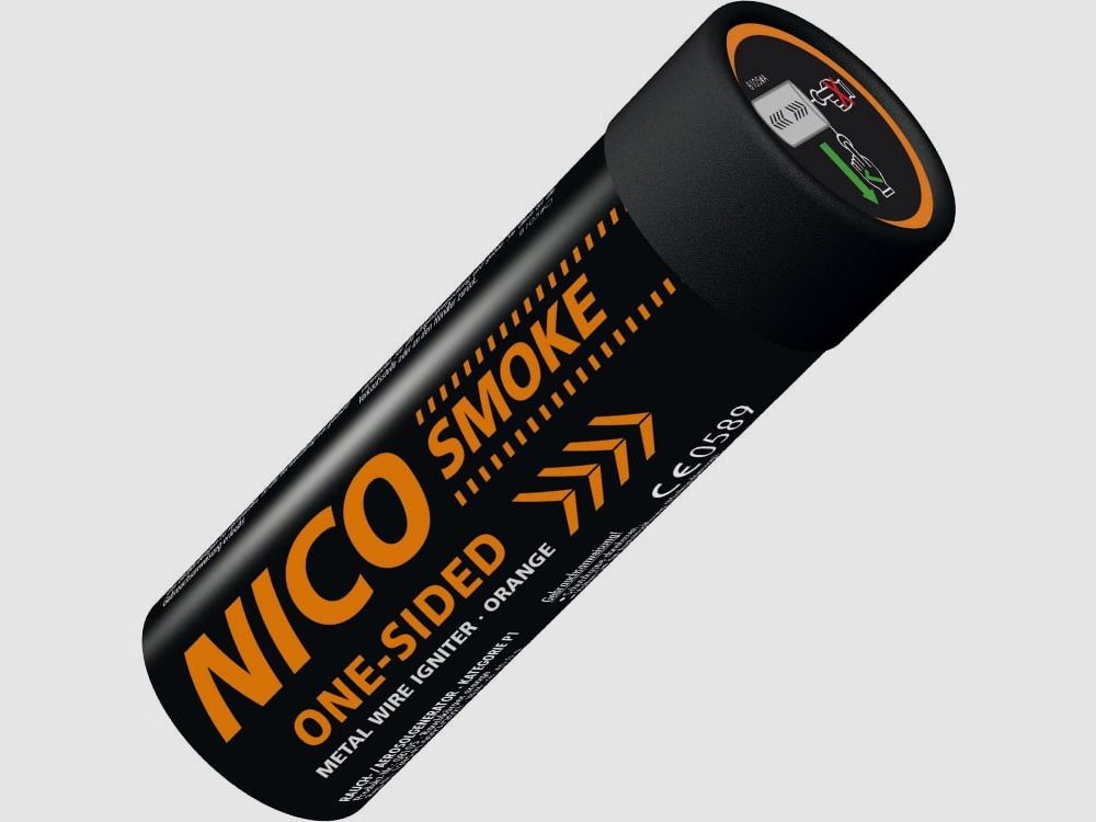 NICO 80 seconds paintball smoke grenade (orange)