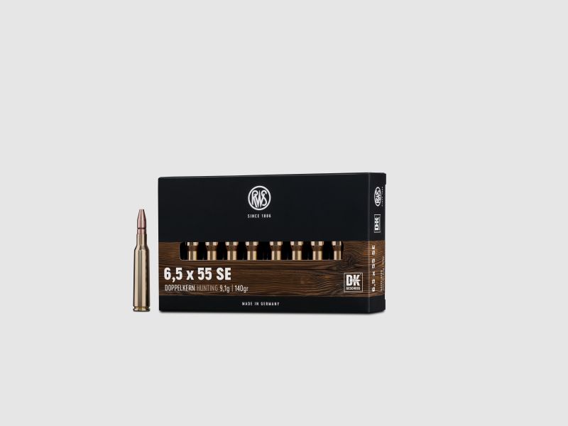 RWS 6.5X55 DK 9.1g 140grs