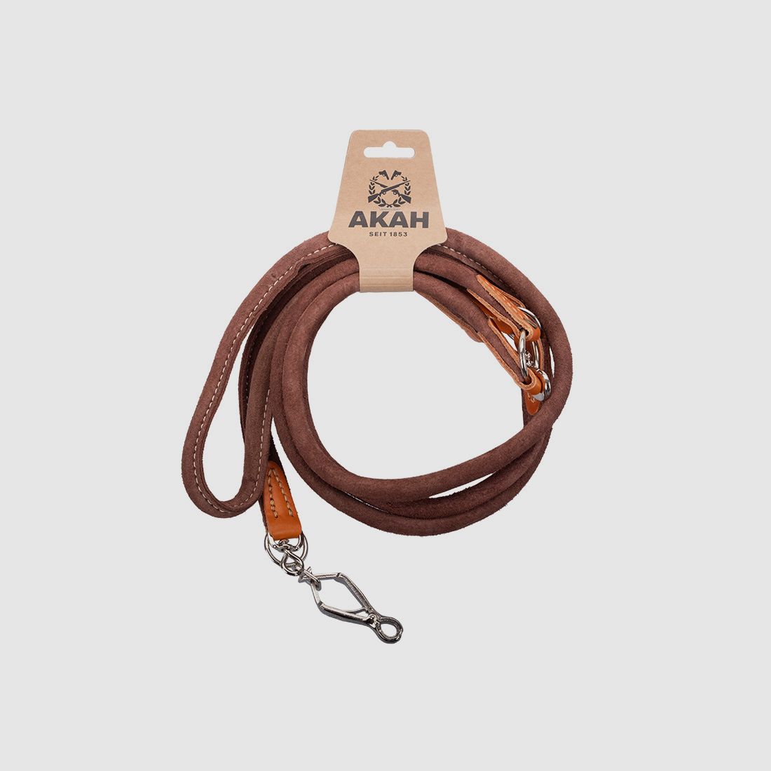 Albrecht-Kind laisse en cuir d'élan à bandoulière. 185 cm accessoires de chasse