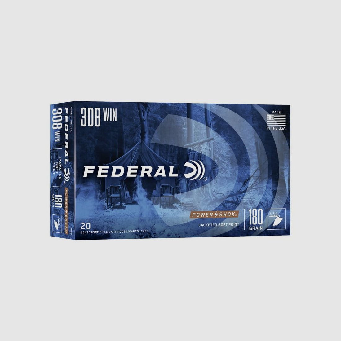 Federal Power Shok .308 Win. 180 gr. - 20 Stk.