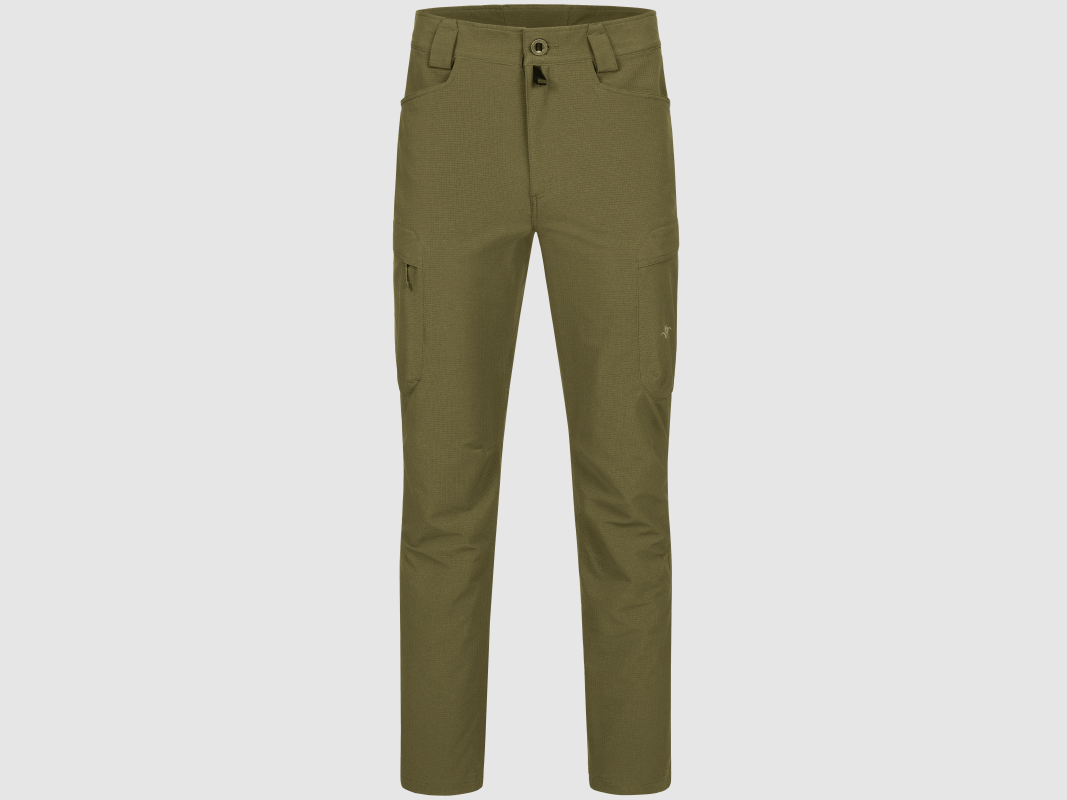 Blaser męskie spodnie Airflow, ciemna oliwka, zdjęcie 1 z 4